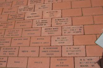 More than 2,000 bricks have been placed - so far!